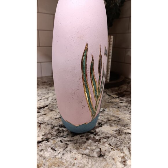 Northwest Coast Ceramic Art Vase Loon Image signed Ruby Joseph Canada Aboriginal - Picture 11 of 16